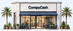 Illustrative restaurant storefront