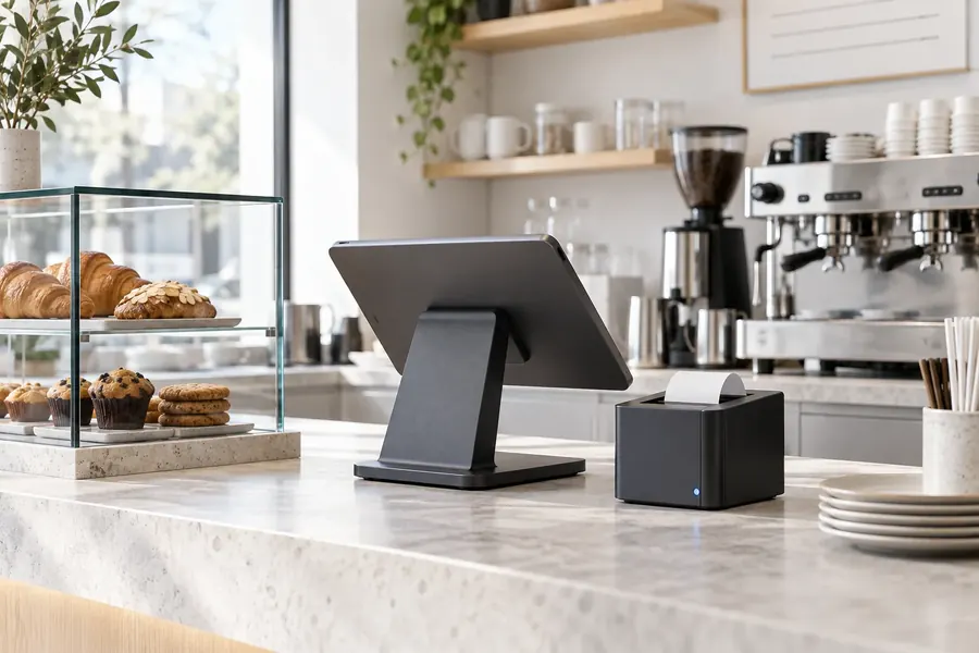 Cafe and bakery POS hardware setup